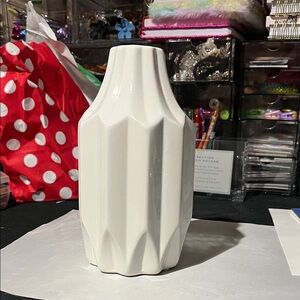 Elegant White Ceramic Vase